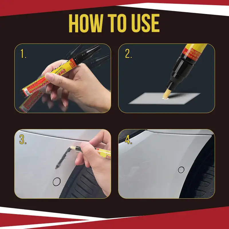 Imagem -05 - Car Scratch Repair Applicator Touch-up Painter Pen Reparação de Superfície Removedor Claro Profissional Qualquer Cor Pcs 1pc