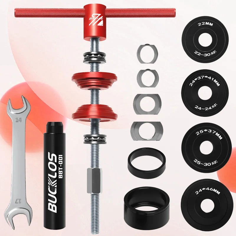 BUCKLOS Bicycle Bottom Bracket Install and Removal Tools for BB86/30/92/PF30 Bike Headset Tool BB Bearing Remover MTB Repair Kit