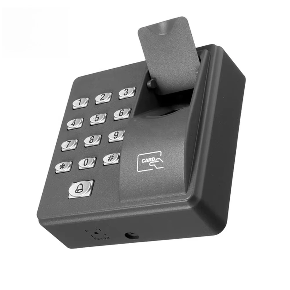 Z K-X7 Smart Security Touchscreen Password Card Access Control 500 /Card Capacity External Doorbell