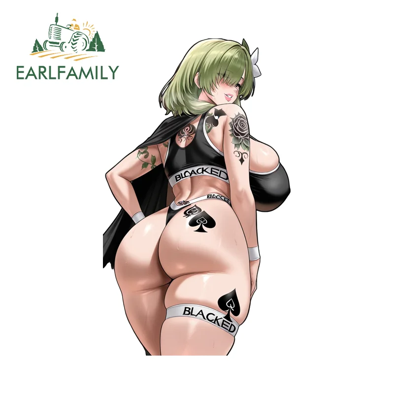 EARLFAMILY Tattoo Zeven Provincien Ass Car Sticker Amusing Personality Decoration  Occlusion Scratch Fashion Cool Car Styling