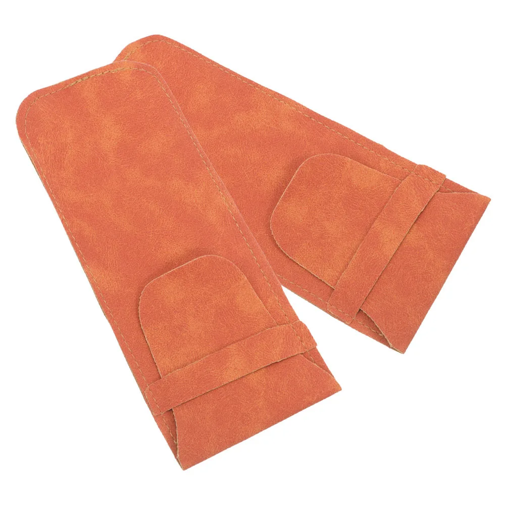 2 قطعة حقيبة النظارات الناعمة تصميم مدمج غطاء حماية عصري للرجال والنساء نظارات شمسية نظارات قراءة صغيرة