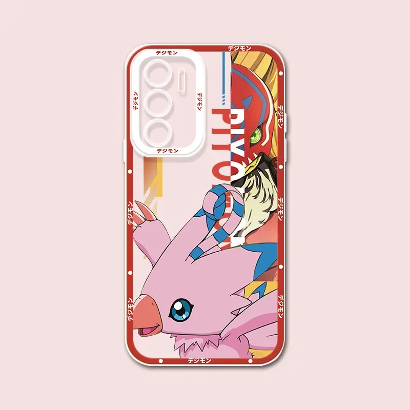 Digital Monster Digimon Soft Silicone Phone Case for iPhone 16 15 14 13 12 11 Pro Max Mini XR XS X 8 7 Plus SE 2020 Claer Cover