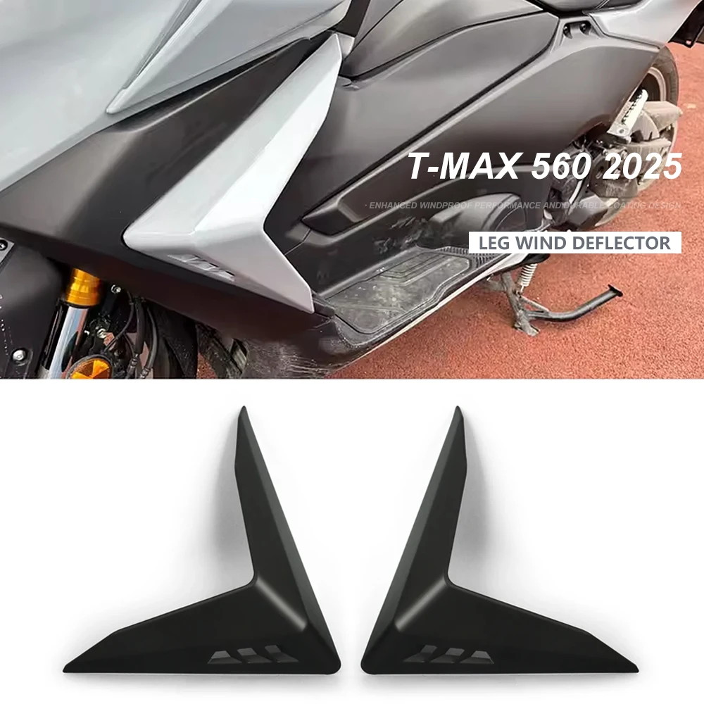 

Motorcycle Leg Fairing Wind Deflector TMAX560 2025 Accessories Side Windshield Air Deflectors For YAMAHA T-MAX TMAX 560 T-MAX560