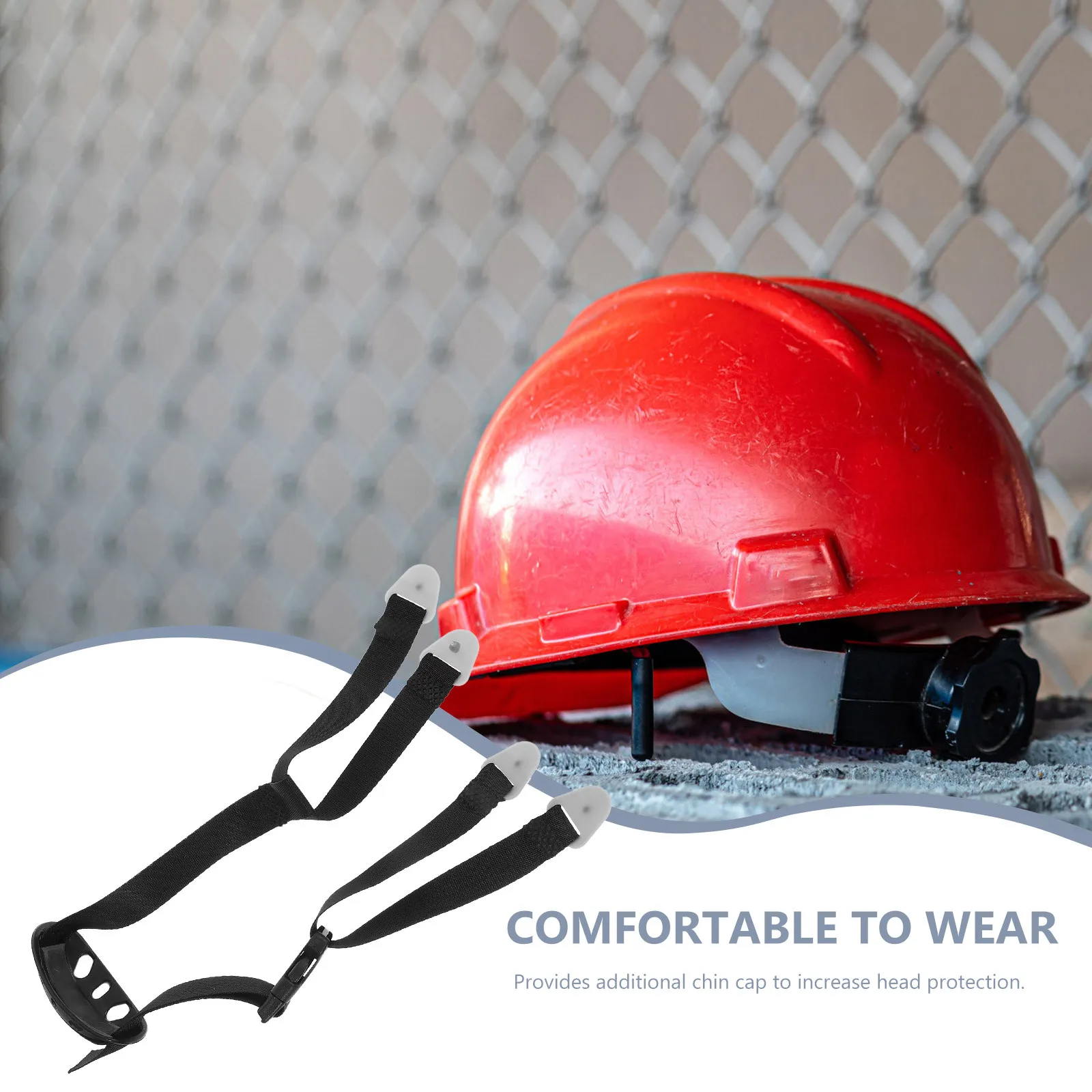 Comfortable Skin-Friendly Hard Hat Chin Strap Replacement Universal Adjustable Professional Chin Strap for Safety