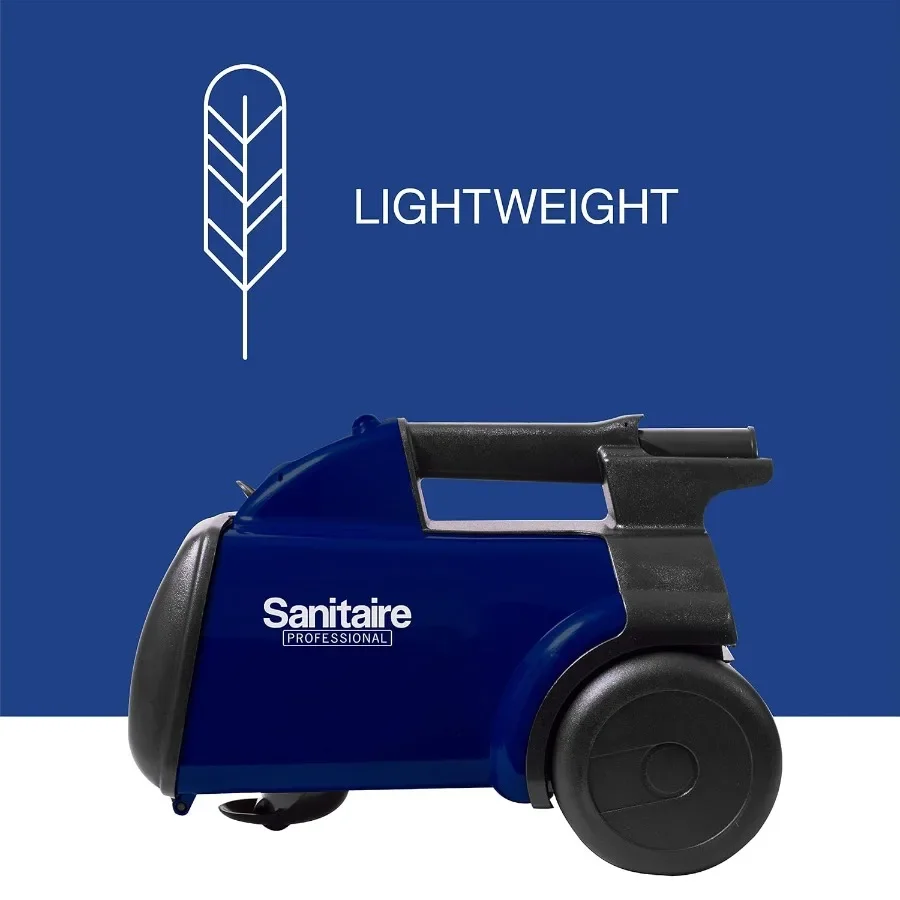 Professional Compact Canister Vacuum Cleaner SL3681A, Portable Bagged Vacuum with Strong Suction for Hard Floors Carpet, Commercial Home Office Cleaning