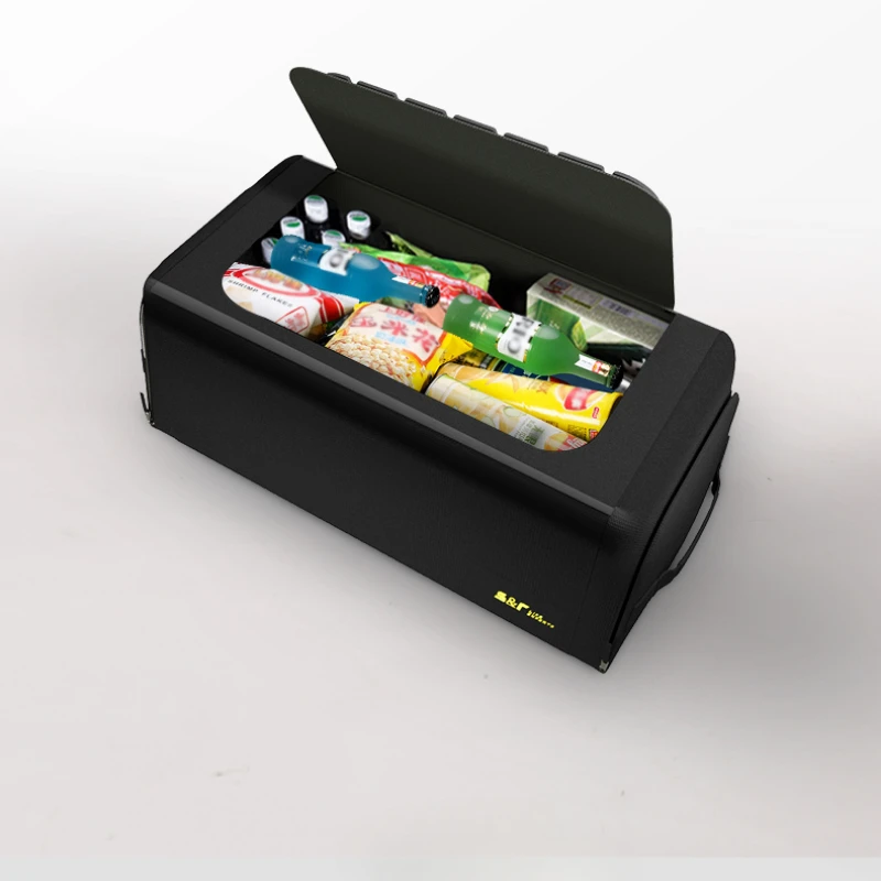 Car Trunk Organizer Box Large Capacity Auto Multiuse Tools Storage Bag Oxford Cloth Folding Emergency Storage Solution