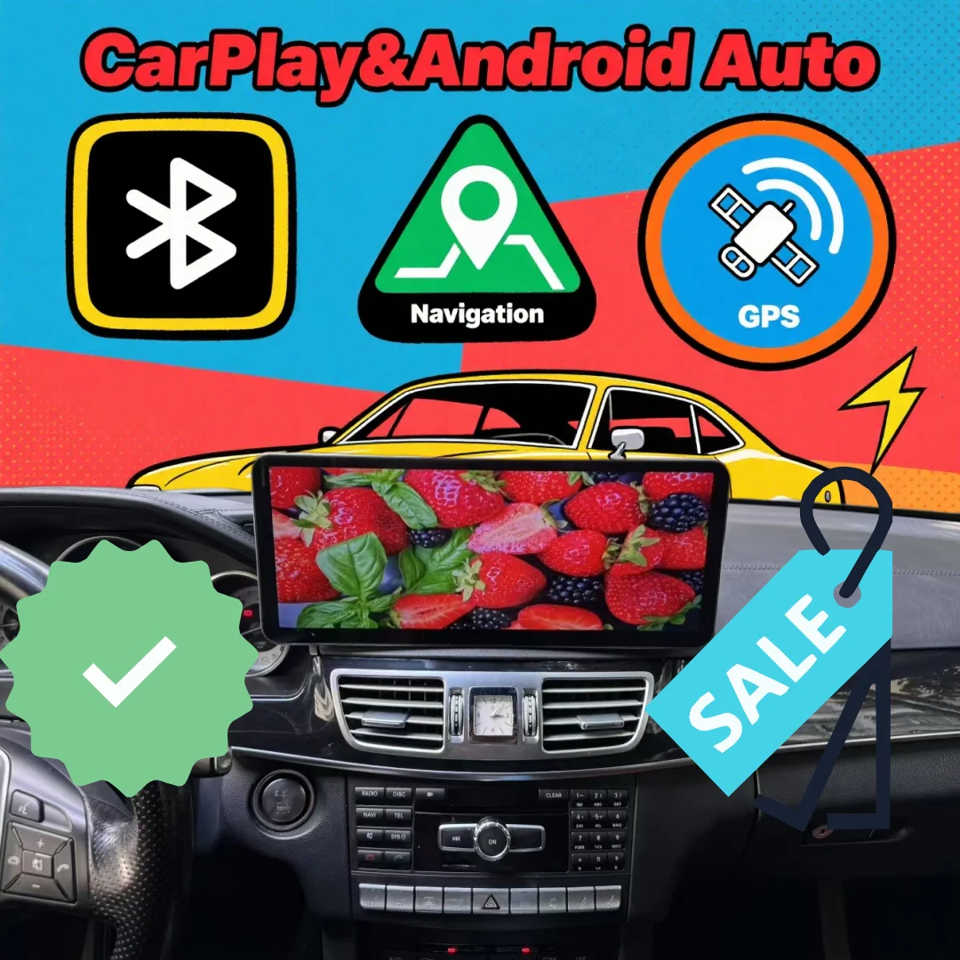 14.6 Inch For Mercedes Benz E Class W212 2009-2018 Carplay  Qualcomm 13.0 Car GPS Navigation Android Multimedia Player Head Unit