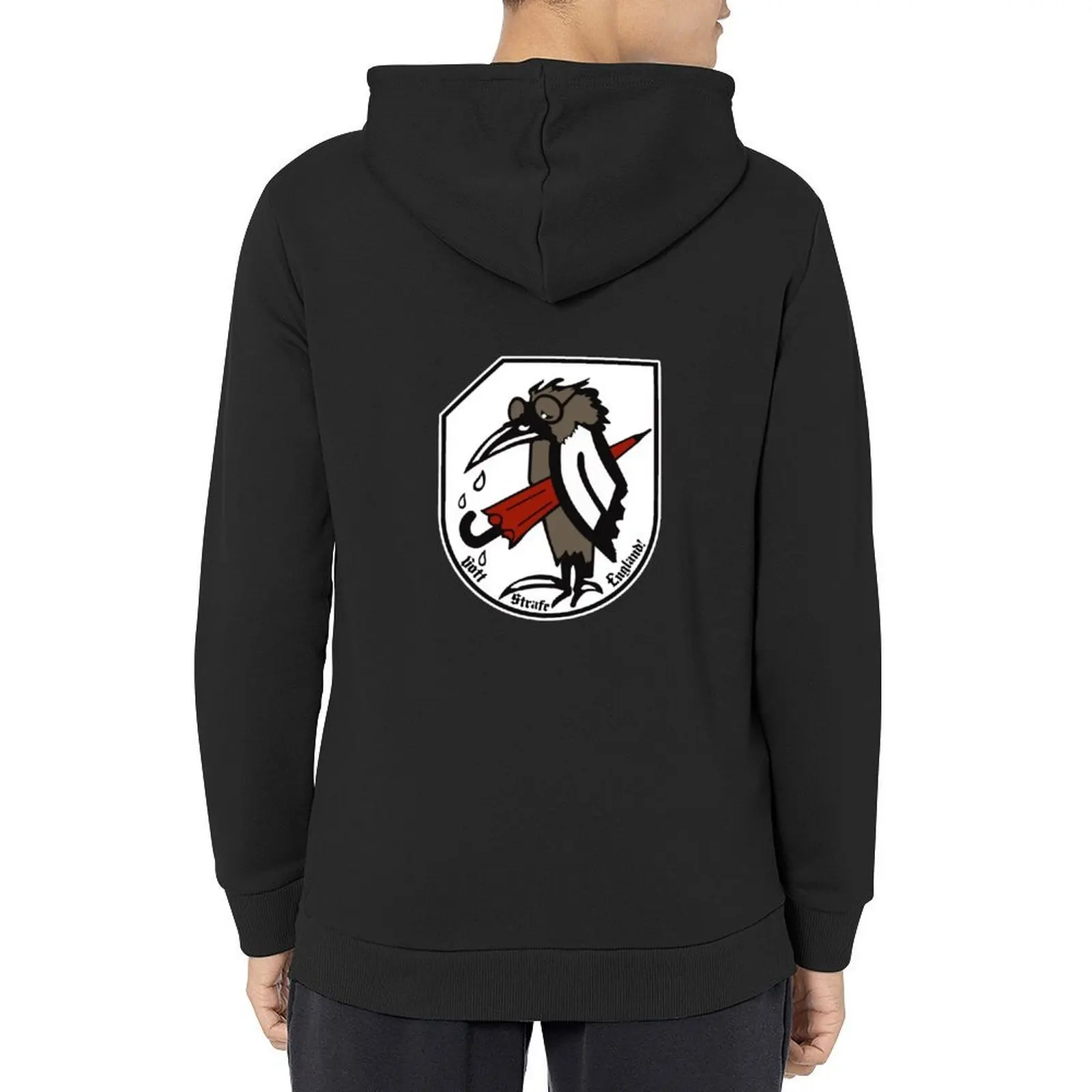 

Luftwaffe - II./JG 51 Jagdgeschwader 51 - motto in black - Clean Style Hoodie men's coat hoodie oversize
