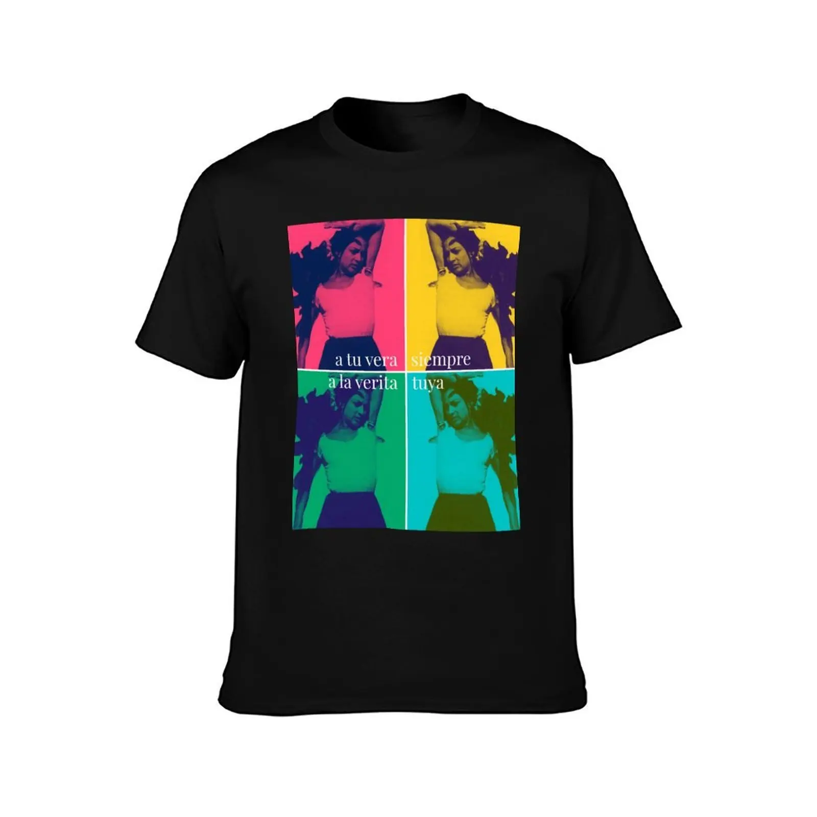 Lola Flores The dance of wishes POP T-Shirt Big Size Loose Fit Tee Shirt