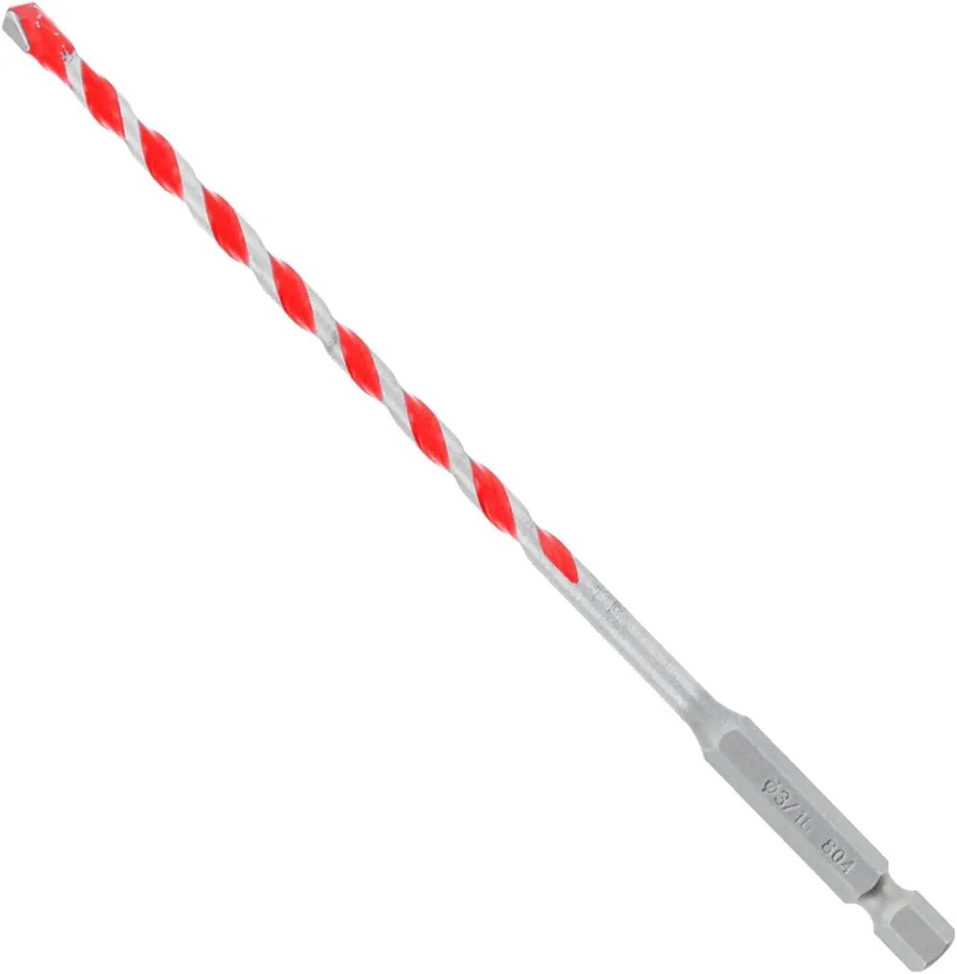 

3/16" Carbide Tipped Hammer Drill Bits for Concrete, Masonry, Stone - 6" Length, 4" Working, 5-Pack