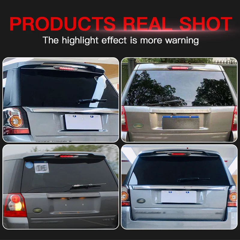 1 STÜCK Klare/Schwarze Linse LED High Level Bremslicht Für Land Rover Freelander 2 LR2 2006-2014 Hinten Hohe Ebene 3rd Dritte Bremslicht