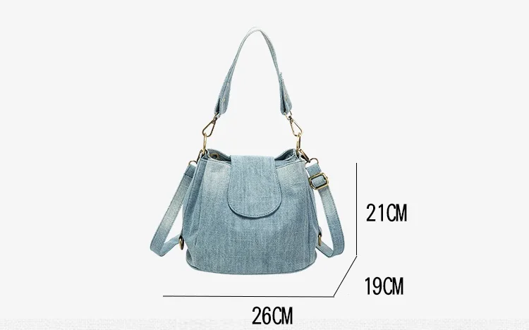 Sac fourre-tout de petite taille pour femme, sac à bandoulière, marque de luxe, tendance initiée, Demin E27, 2023, 138