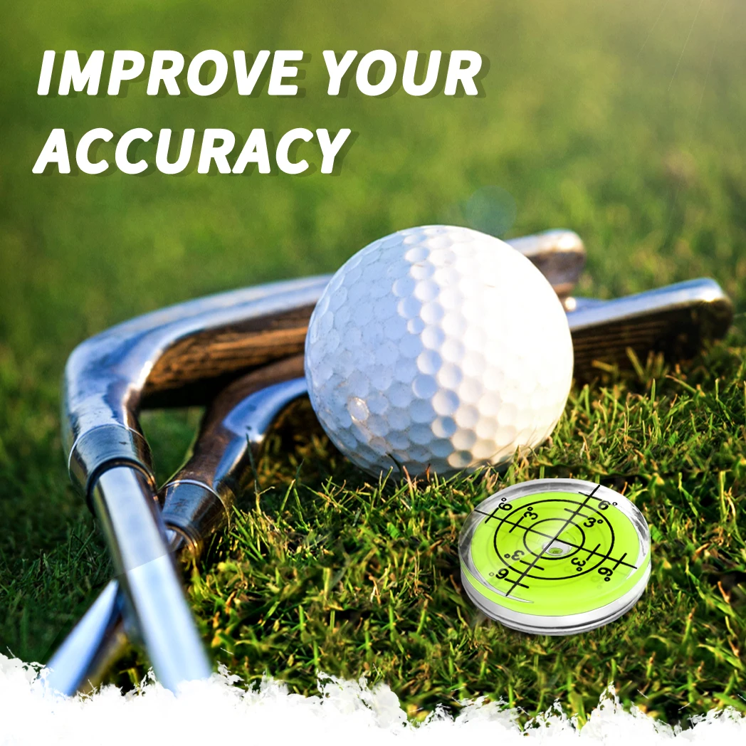 Caiton Magnetic Golf Hat Clip & Ball Marker with Precision Level, Golf Putting Alignment Aid for Men and Women.