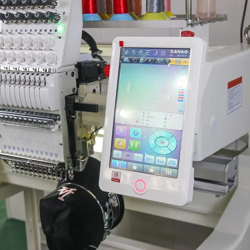 

China Factory Digital Two Head Embroidery Sewing Machine Computer 9 12 15 Needle 2 Head Hat Tshirt Embroidery Machines for Sale