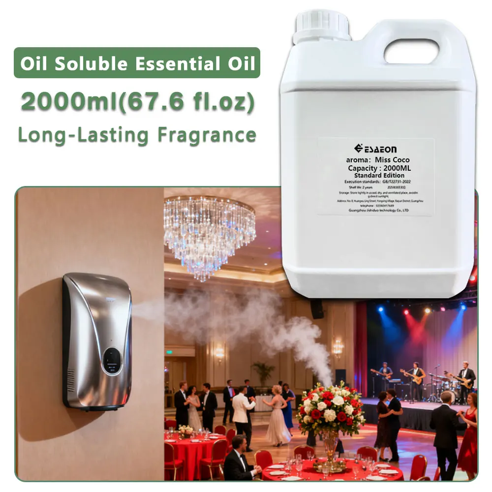 ESAEON Essential Oils - For Waterless Aromatherapy Machines, Hotel Aroma Machine Oil, Miss Coco,Ritz-Carlton 2000ML (67.6 fl.oz)