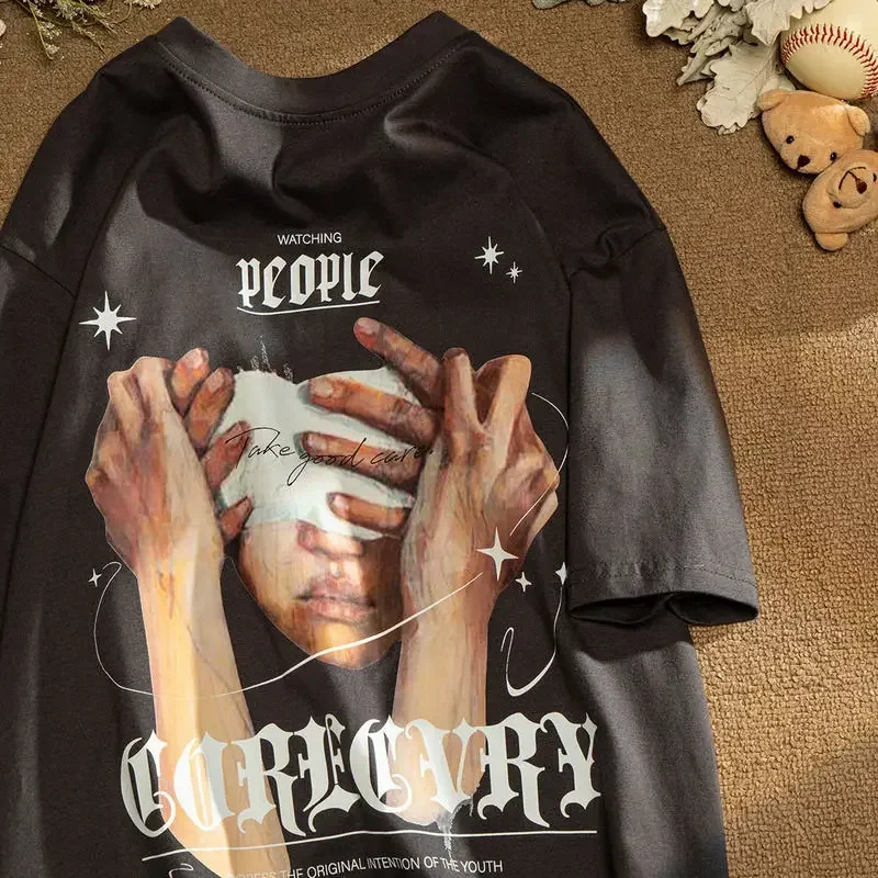 

футболка в стиле харадзюку с принтом черная женский мужская одежда футболка оверсайз футболки футболка футболка рок аниме мультикам корейский стиль одежда рубашка винтажная рубашка топы японский стиль белая