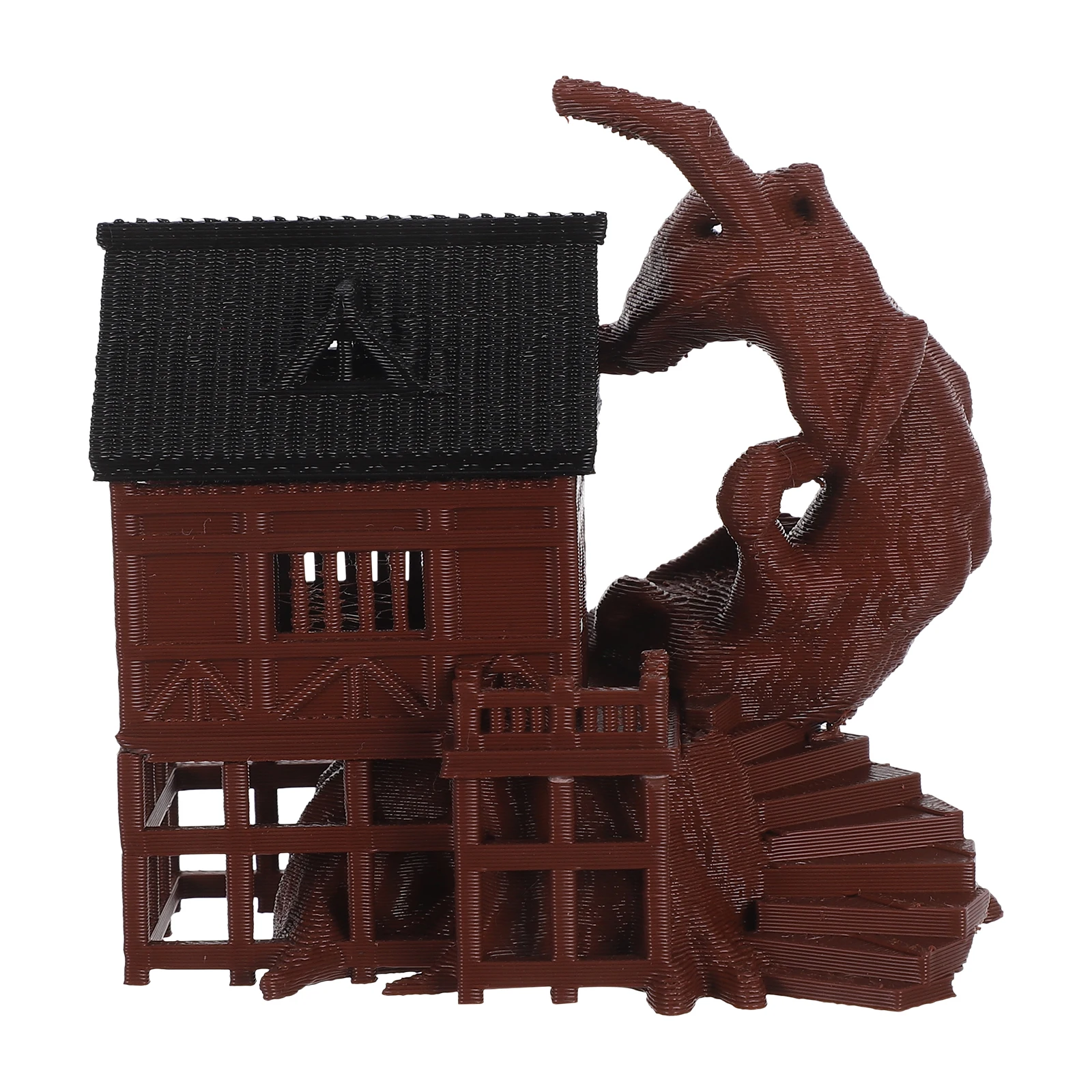 

Creative Miniature Chinese Village Hut Vintage Ancient Building Micro Landscape House For Fairy Garden Diy Decor Bonsai Fish