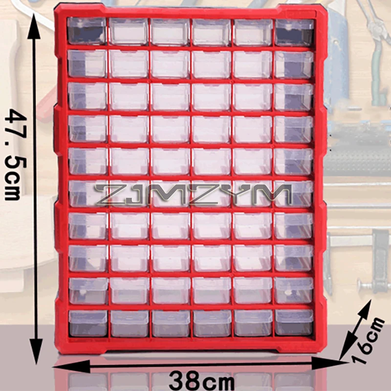 Multifuctional Tool Box Drawer Type Plastic Organizer Boxes For Mechanics Screw Empty Suitcase Tools Storage Box Container