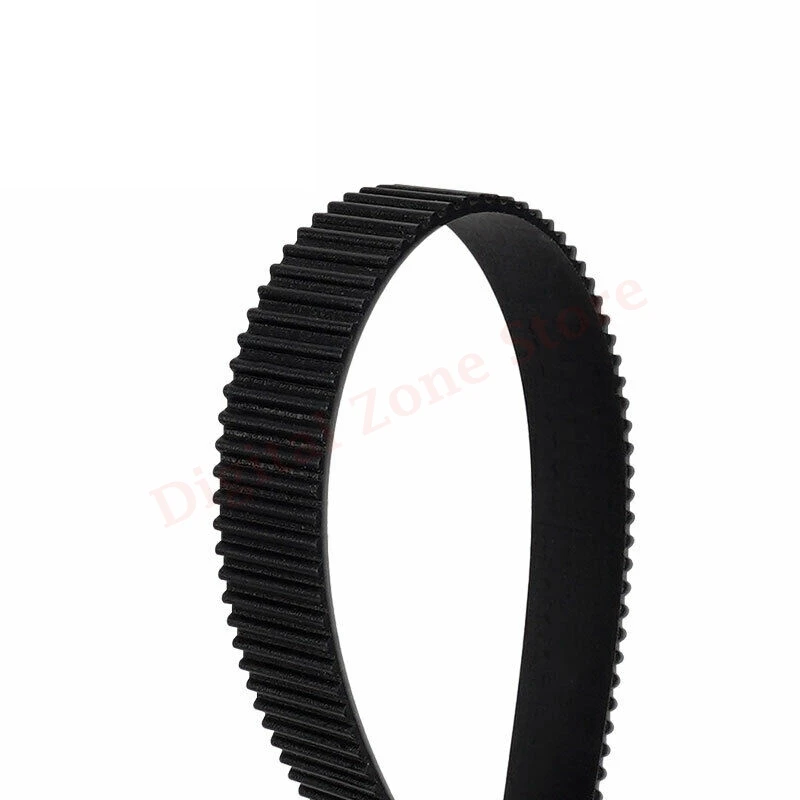 10 Meters GT2 Timing Belt 6mm Wide 2mm Pitch Rubber OPen Cotton Rope 10M Black for 3D Printer & CNC