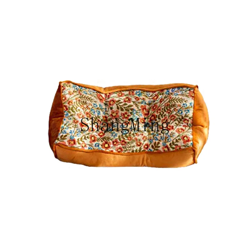 

PYH light luxury high-end sofa cushion pillow rectangular pastoral living room bedside bedroom jacquard u-shaped