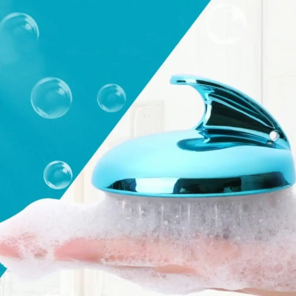 لينة سبا المنزلية الشامبو مشط تدليك فروة الرأس التقشير سيليكون تدليك مشط إزالة القشرة الجافة والرطبة فرشاة اغتسال الرجال