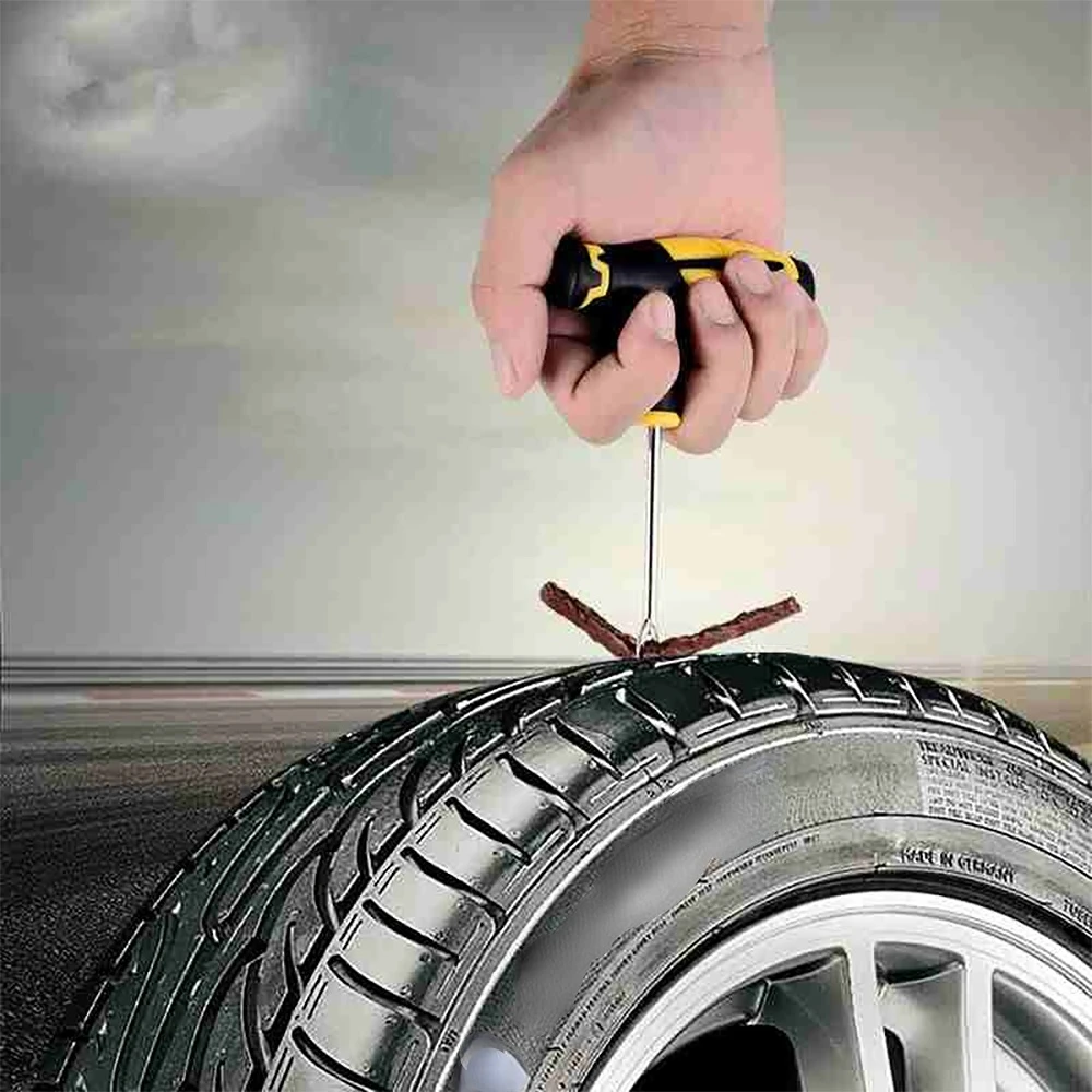 Auto Tire Repair Kit Multi Tool Pliers for Car, Truck, RV - Flat Tubeless Tire Puncture Studding Plug Tool