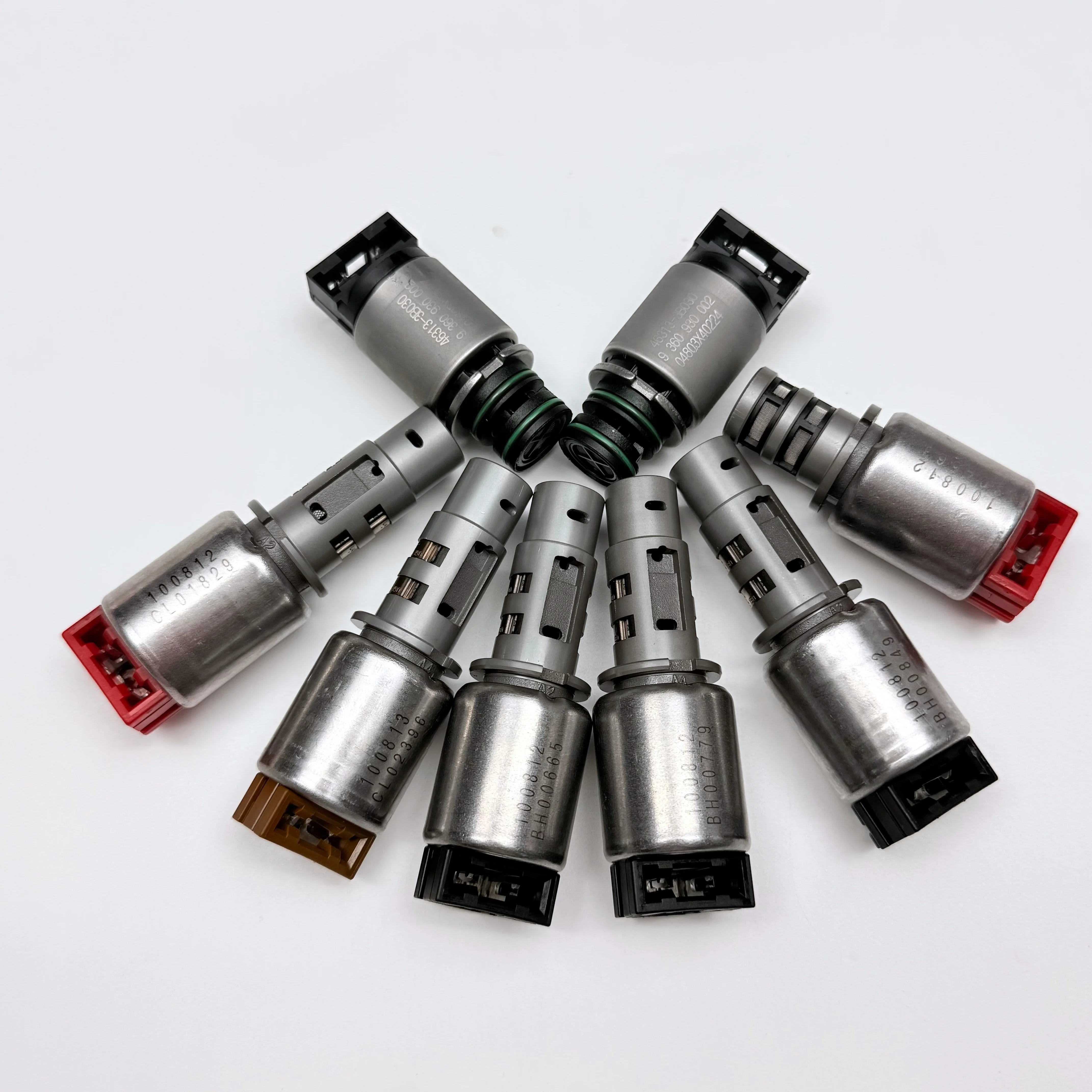 A6LF1/2/3 A6MF1 A6MF2 6AT Solenoid Valve Kit (8-Piece) Compatible with Hyundai Sonata Kia Sorento Chevrolet I30