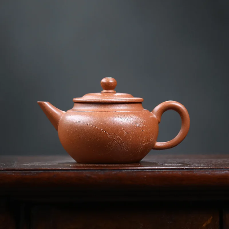 Yixing Zisha Authentic Handmade Teapot Wholesale Price From The Source Manufacturer Original Ore Jiangpo Gongzhu Horizontal