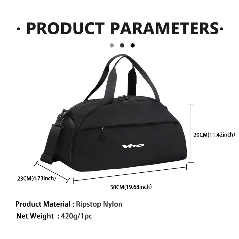 Car Logo Travel Storage Bag Portable Sports Fitness Pouches For Mercedes Benz W124 W203 W204 Vito Sprinter Viano W639 W638 V view 6