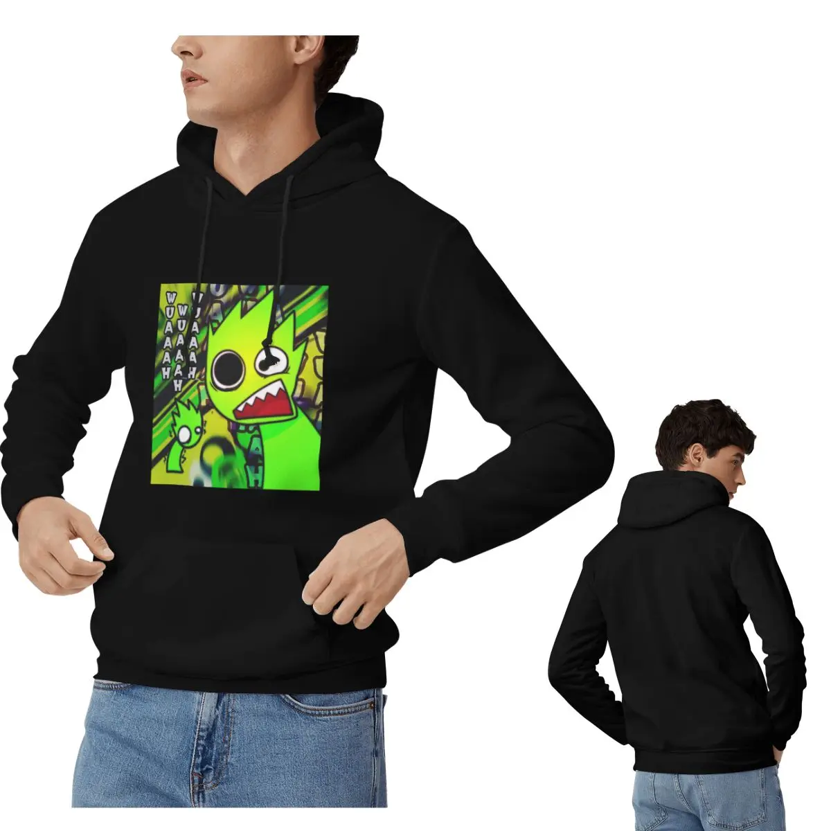 

Sprunki Cartoon Incredibox Game Hoodies Men's Women Casual Pullover Sweatshirts Hip Hop Long Sleeve Clothing Autumn Winter