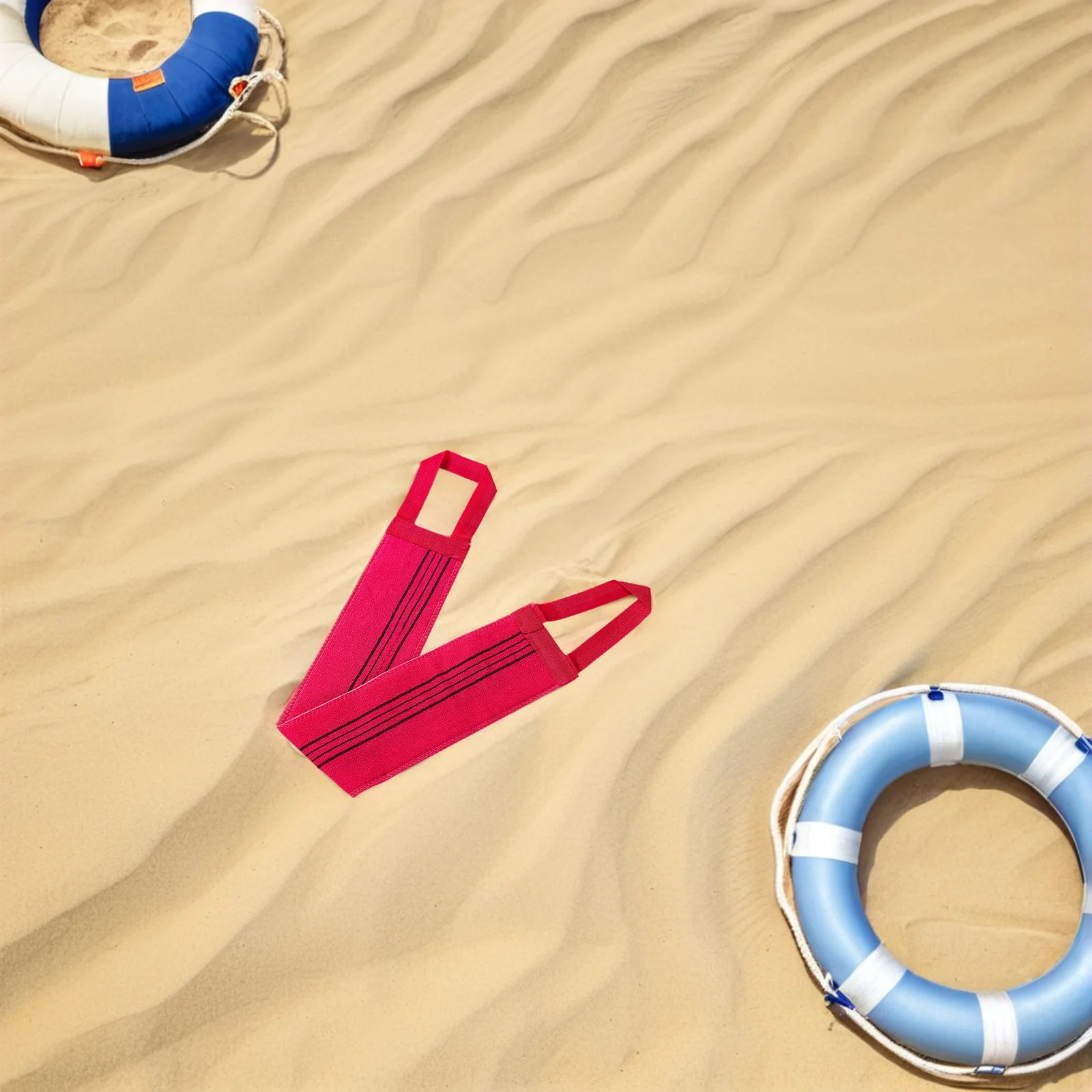 

Back Scrubber Exfoliating Bath Towel Long Handle Shower Washing Cloth Reusable Body Scrubbing Tool For Deep Cleaning