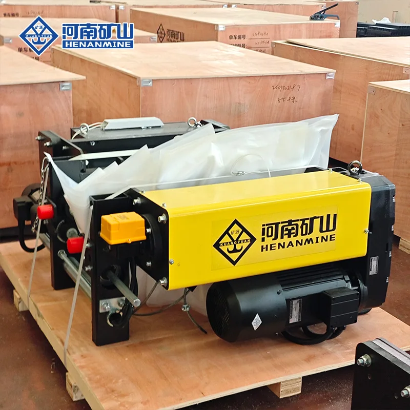Henan Mine High Reliability European Wirerope Electric Hoist 5 Ton 2 Ton