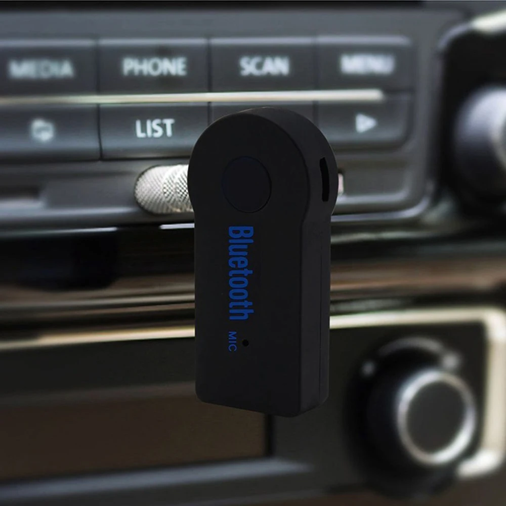 

BT350 AUX Bluetooth Receiver 3.5MM Jack Wireless Car Adapter Car Bluetooth Stereo Aux A2dp Headphone Receiver Hands-Free Unit