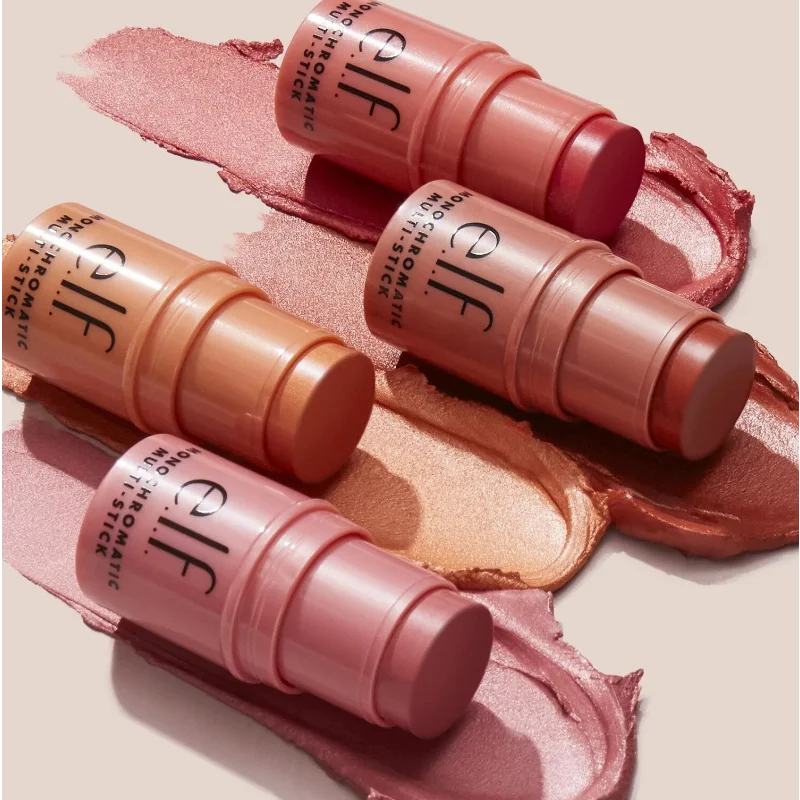 

Elf 3-in-1 Multi-Purpose Makeup Stick 4.4g Blusher Stick Eyeshadow Cream Lipstick Long-lasting Lip & Cheeks Makeup Cosmetics
