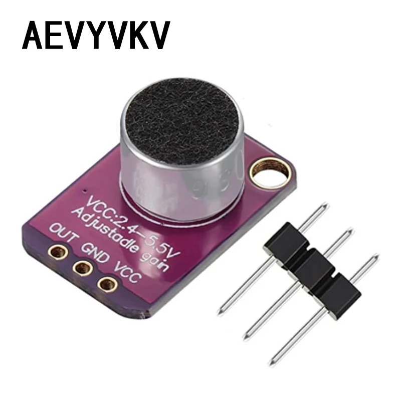 GY-MAX4466 Electret Microphone Amplifier Module MAX4466 Adjustable Gain For Arduino