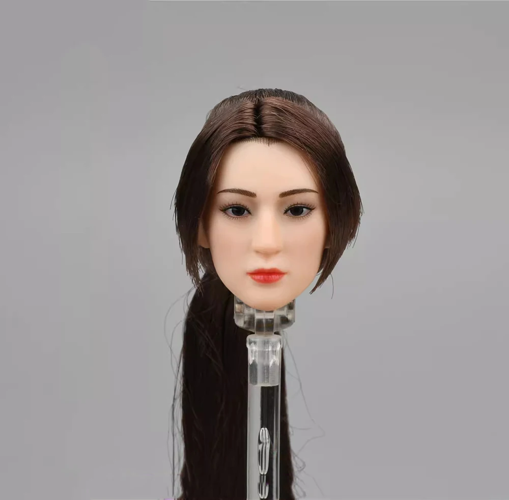 

1/6 TBLeague PL2023-204B White Version Princess Female Warrior Hua Mulan Vivid Head Sculpt Carving with Long Hair For 12" Action