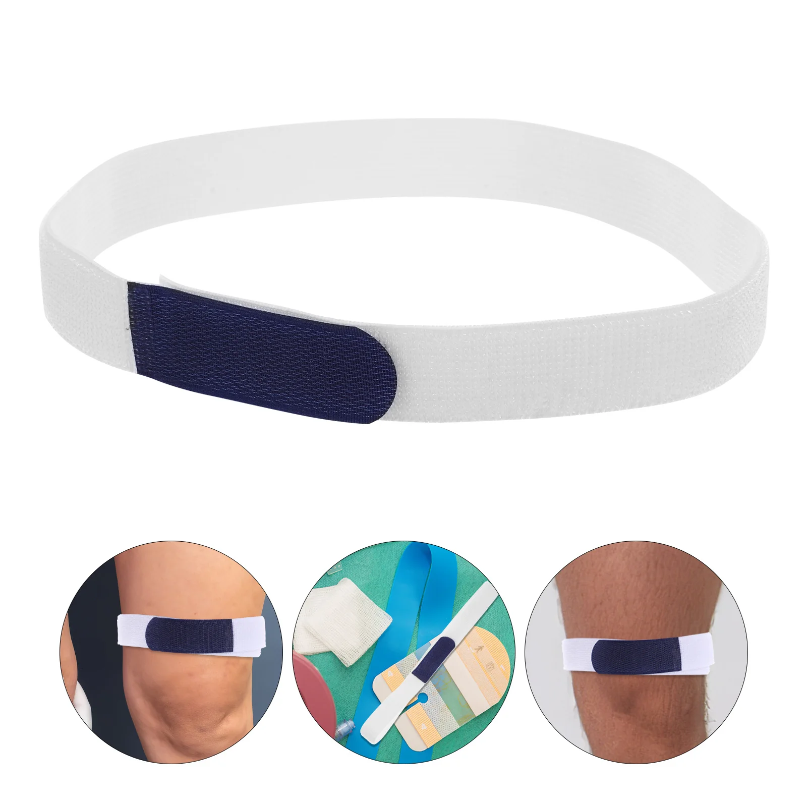 4 قطعة حزام الساق القسطرة عدم الانزلاق حزام تثبيت تصريف البول سهل الاستخدام العملي دائم حامل القسطرة تحديد حزام