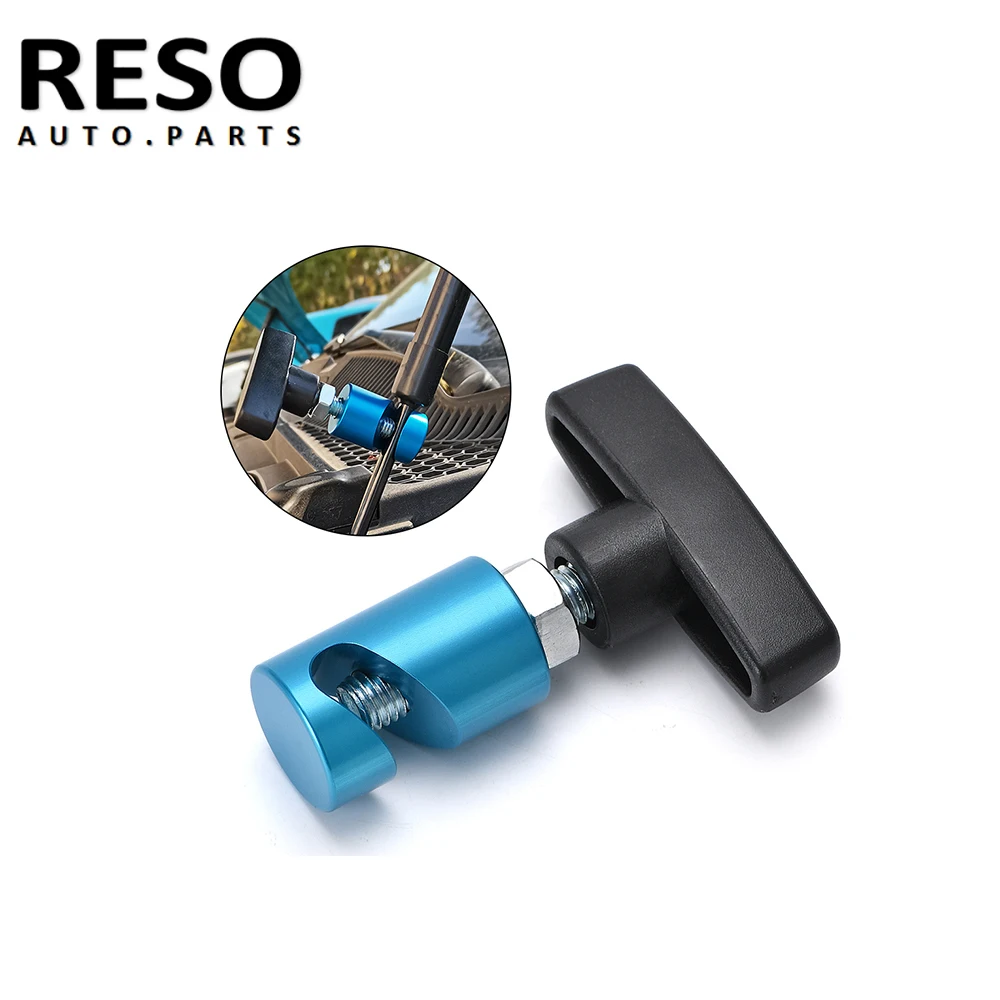 RESO  Car Hood Holder Air Pressure Anti-Slip Engine Cover Lifting Support Rod Tool Accessories Absorber Lift Support Clamp