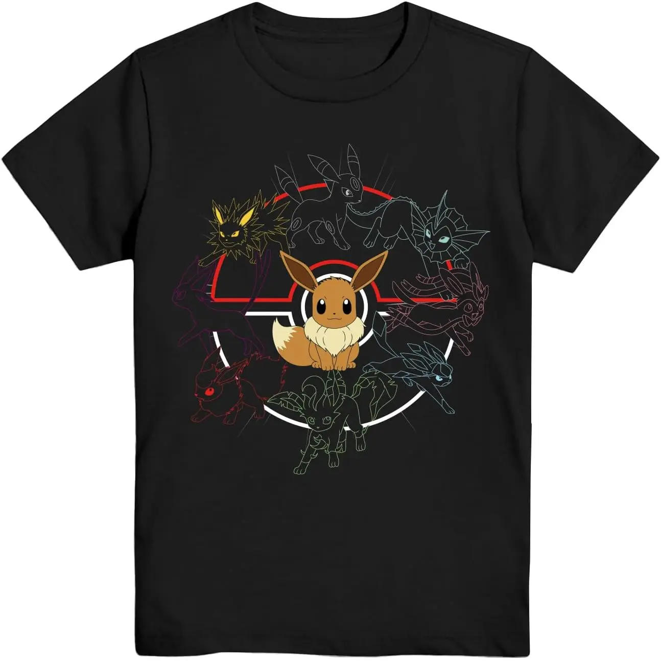 

Футболка Pokémon Mono Eeveeloutions Eevee