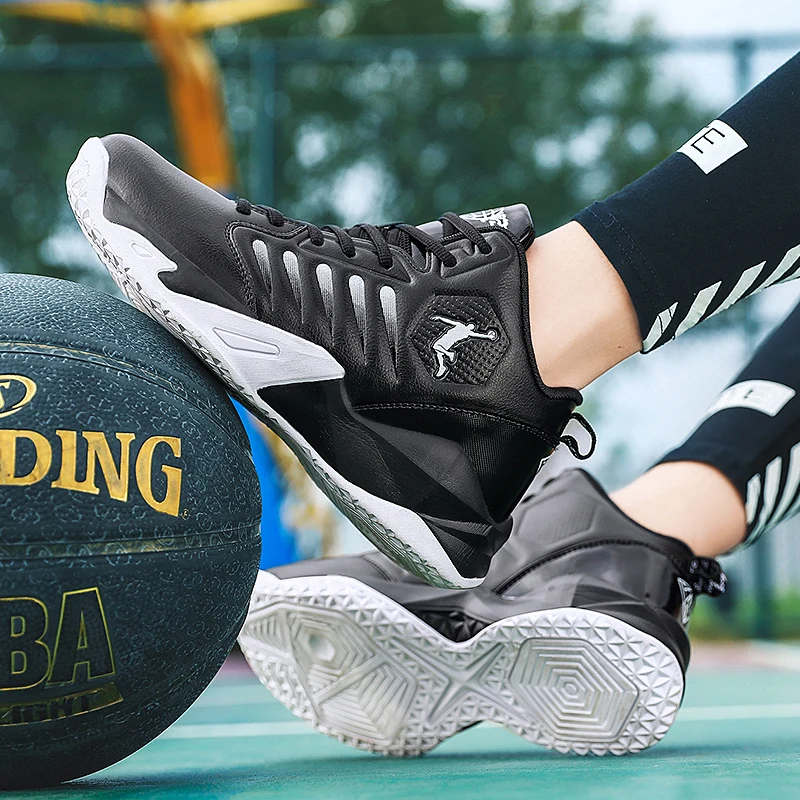 Brand Men Non-Slip Basketball Shoes Breathable Sports Shoes Comfortable Gym Training Athletic Shoes Boys Basketball Sneakers 46