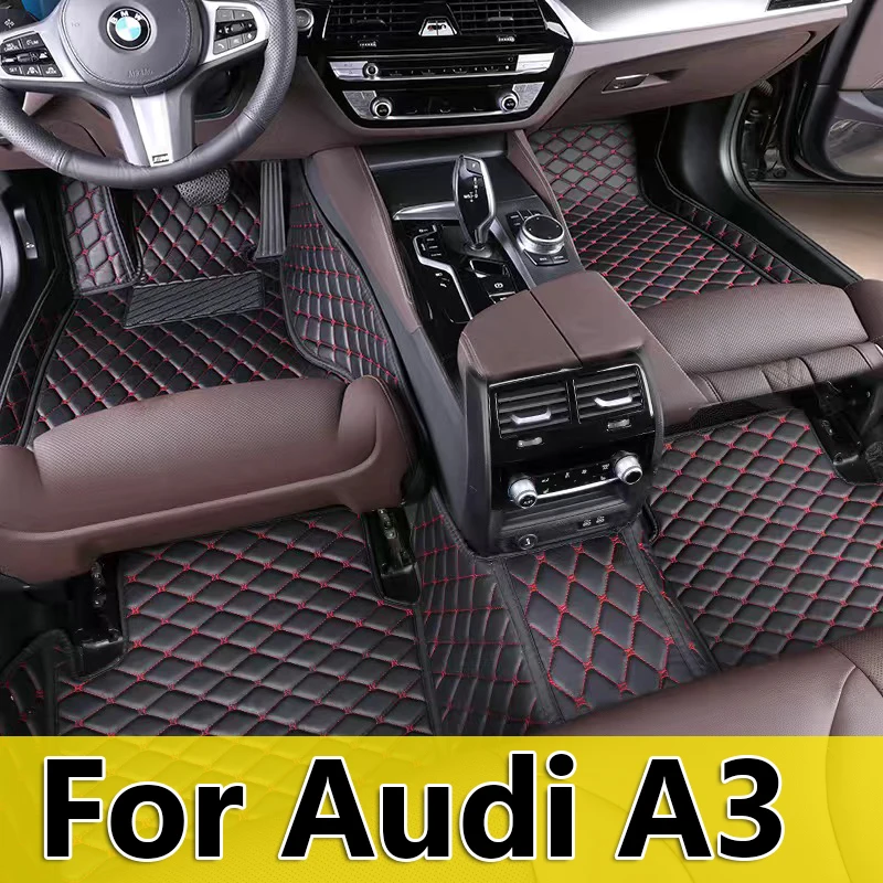 

Изготовленные на заказ автомобильные коврики для Audi A3, автомобильные ковры, аксессуары для ног