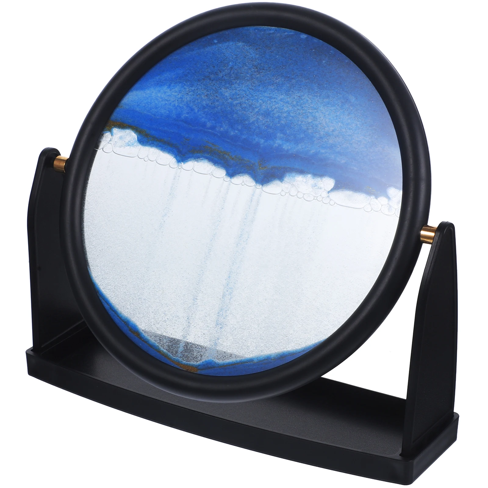 

Quicksand Painting Ornaments Decorative Display Decoration Home Office Glass Desk Desktop Toys Decorations
