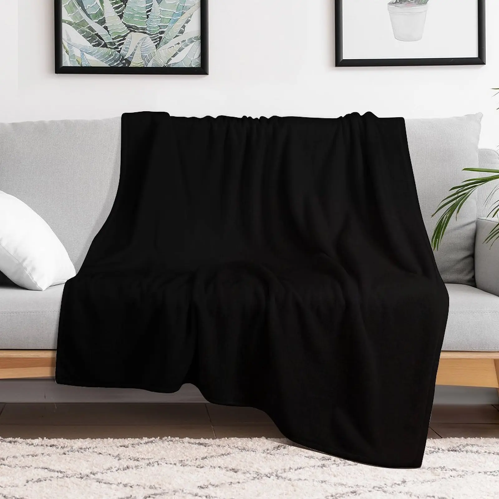 Strongest Vantablack in the world|Vantablack Throw Blanket Thin Multi-Purpose Blankets