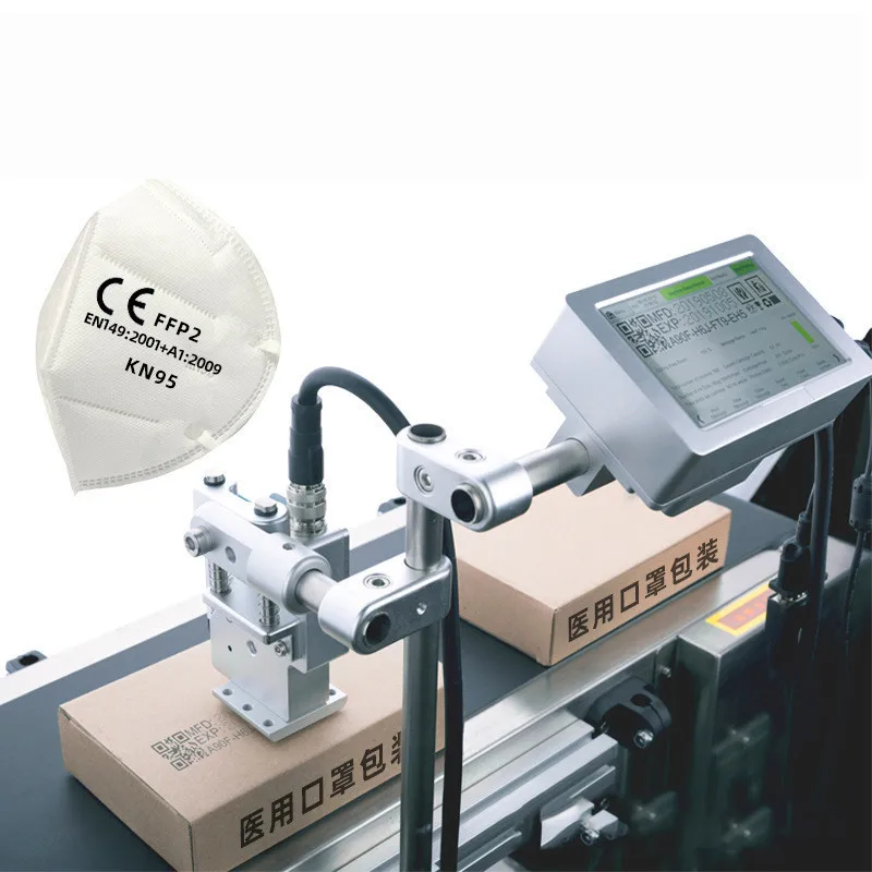 

Высокоскоростная онлайн-печатная машина с датой производства и датой истечения срока годности, принтер непрерывного струйного кодирования с производственной линией