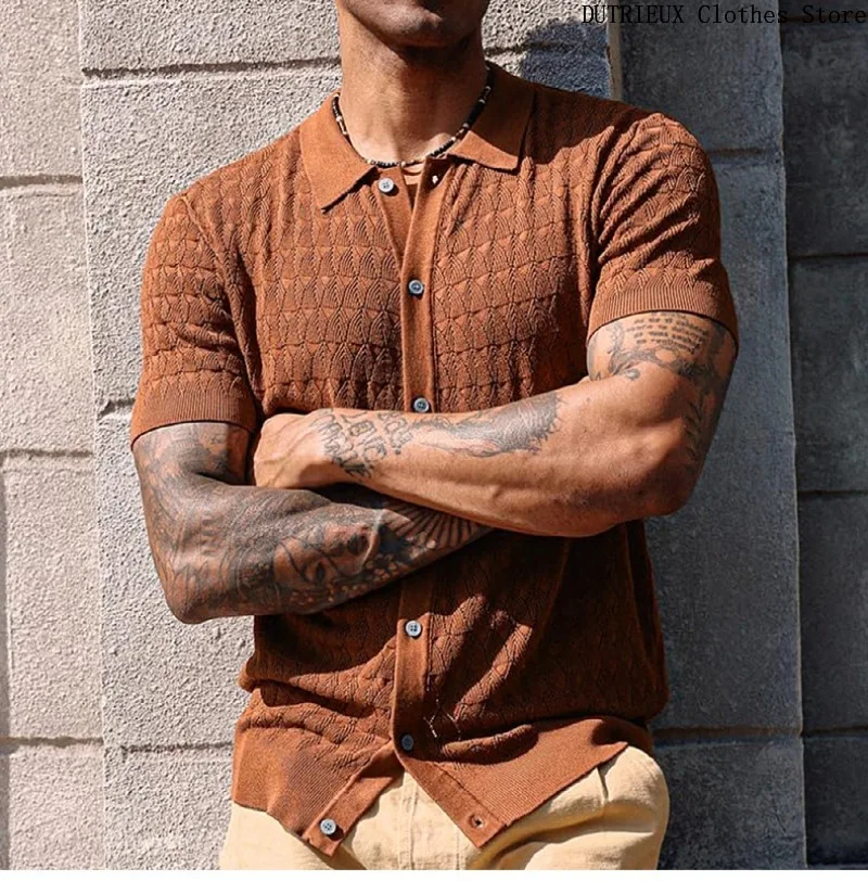 

Imported Fabric Comfortable Golf Men's Clothing，Summer Luxury Men's Polo Shirts, High-quality Business Casual Men's Shirts