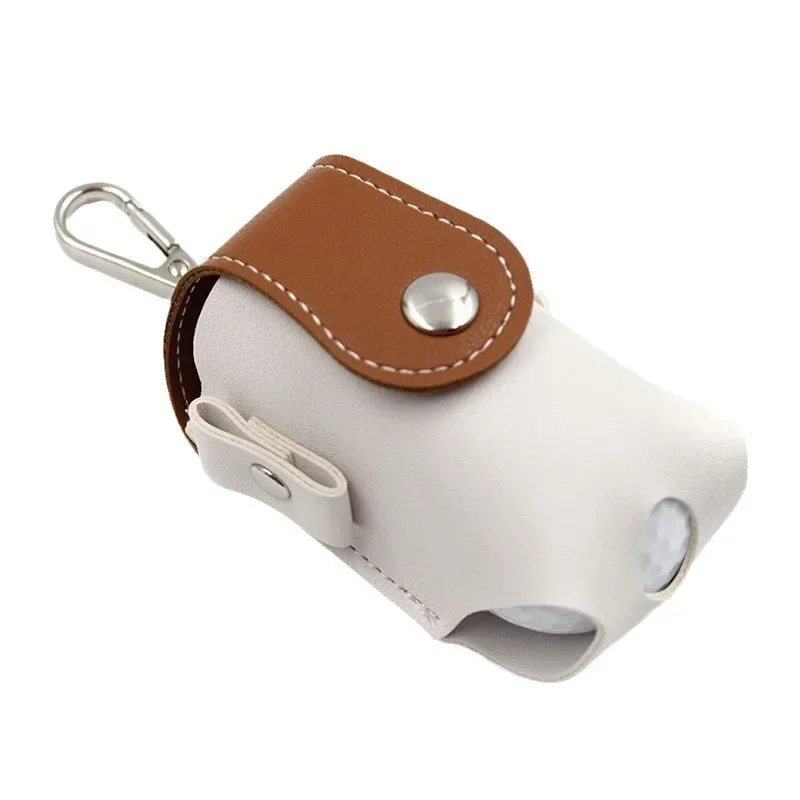 Mini bolsa de protección portátil para pelota de Golf, llavero colgante para la cintura exterior, bolsas de cintura pequeñas de colores