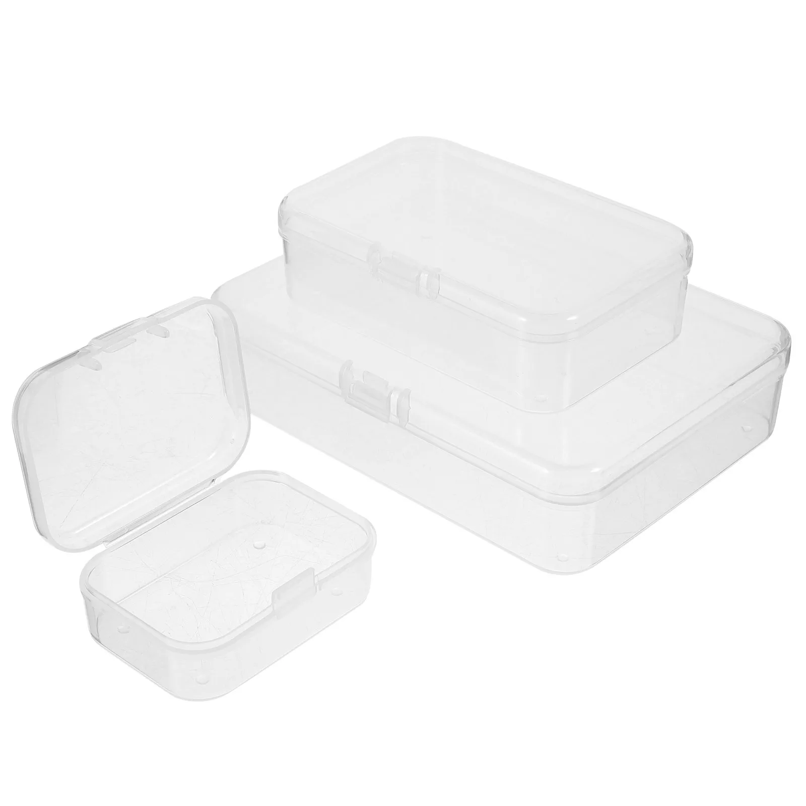 

28Pcs Clear Bead Organizer Boxes Plastic Storage Containers Portable Jewelry Rings Earrings Necklaces Storage Small Plastic Box