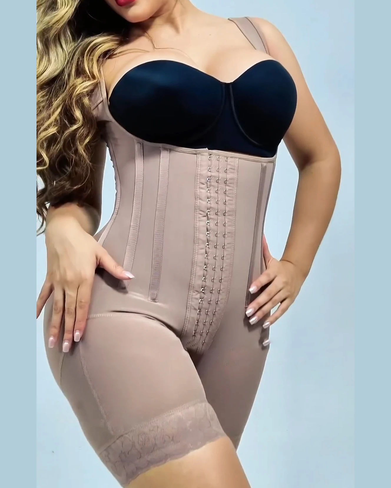 Fajas Colombianas Girdle Post Surgery Shapers Binders Butt Lifter Shapewear for Women Bbl Compression Waist Trainer with Bone