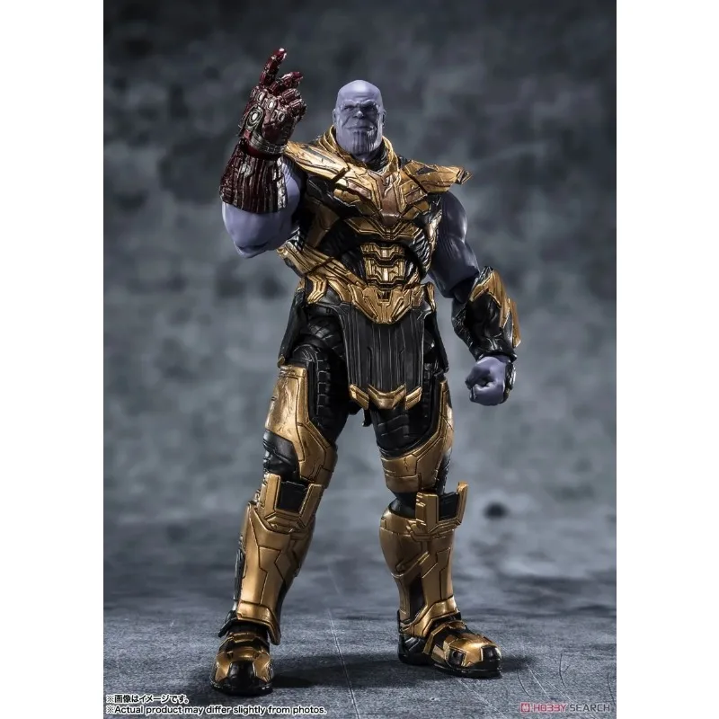 Bandai-Figurines d'action S.H.Figuarts, Thanos, Iron Man Mark 85, 5th 2023 Edition, The Extron Saga, Anime Model Toys Gifts, En stock