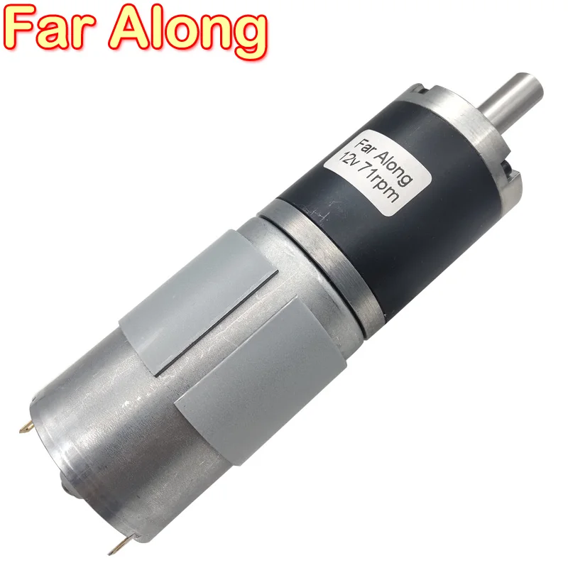 High Torque DC Planetary Gear Motor 12V 24V Low Speed Adjustable Speed Reversible Long Life DC Metal Motor Shaft Diameter 10MM